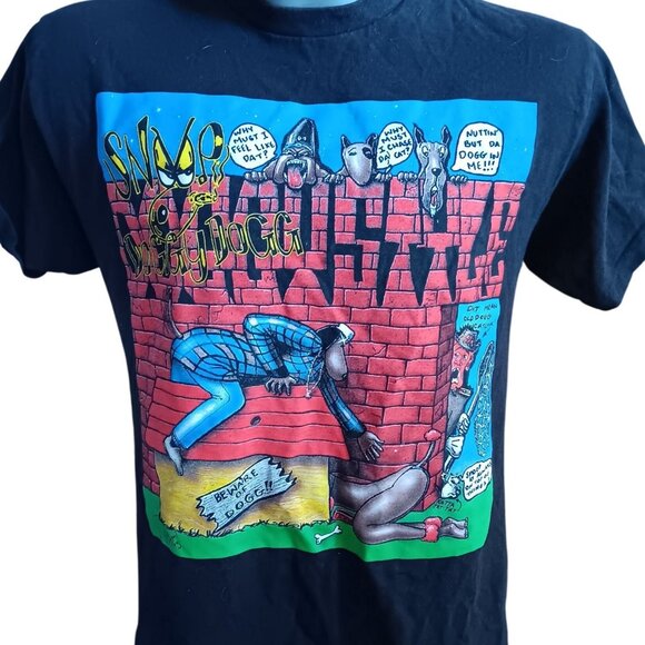 Men's T-shirt Medium Snoop Dogg Doggystyle Record Cover - Picture 1 of 4